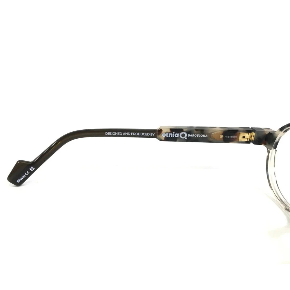 Etnia Barcelona Eyeglasses Frames CHROMA N43 WHCL White Clear Tortoise 48-20-140